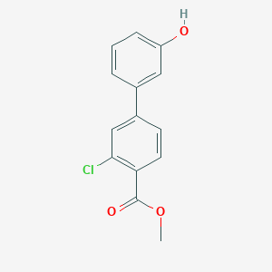 molecular formula C14H11ClO3 B6370595 MFCD18313017 CAS No. 1261944-48-2