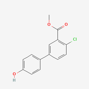molecular formula C14H11ClO3 B6370620 MFCD18313021 CAS No. 1261984-78-4