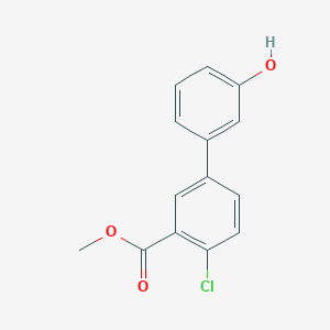 molecular formula C14H11ClO3 B6370625 MFCD18313020 CAS No. 1261916-51-1