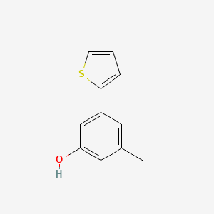 molecular formula C11H10OS B6370787 3-Methyl-5-(thiophen-2-YL)phenol CAS No. 1261933-59-8