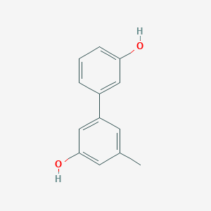 molecular formula C13H12O2 B6370824 5-(3-Hydroxyphenyl)-3-methylphenol CAS No. 1261933-70-3