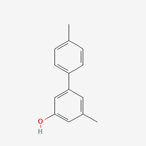 molecular formula C14H14O B6370841 5-(4-Methylphenyl)-3-methylphenol CAS No. 1261961-89-0