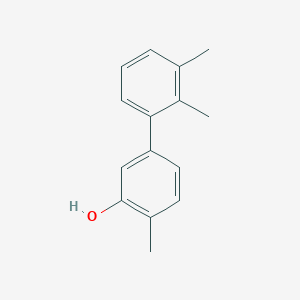 molecular formula C15H16O B6370907 5-(2,3-Dimethylphenyl)-2-methylphenol CAS No. 1261916-82-8