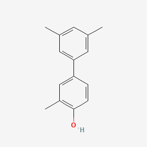 molecular formula C15H16O B6370974 4-(3,5-Dimethylphenyl)-2-methylphenol CAS No. 1261945-91-8