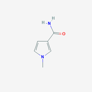 molecular formula C6H8N2O B063720 1-Methyl-1h-pyrrole-3-carboxamide CAS No. 175544-08-8