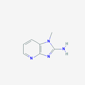 molecular formula C7H8N4 B063721 1-Methyl-1H-imidazo[4,5-b]pyridin-2-amine CAS No. 178885-60-4