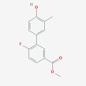 molecular formula C15H13FO3 B6372277 MFCD18313411 CAS No. 1261952-29-7