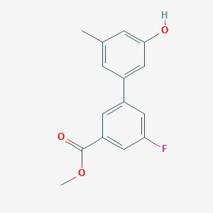 molecular formula C15H13FO3 B6372309 MFCD18313419 CAS No. 1261895-22-0