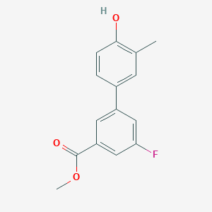 molecular formula C15H13FO3 B6372321 MFCD18313417 CAS No. 1262003-39-3
