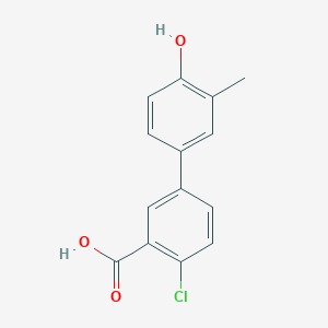 molecular formula C14H11ClO3 B6372388 MFCD18313435 CAS No. 1262003-41-7