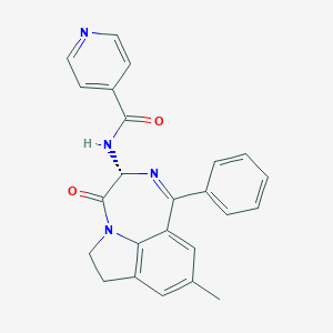 molecular formula C24H20N4O2 B063724 UNII-Y4O6325SYW CAS No. 179024-48-7