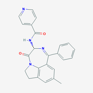 molecular formula C24H20N4O2 B063724 CI-1018 CAS No. 179024-48-7