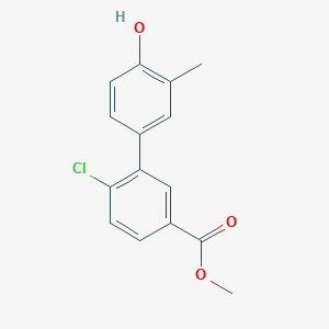 molecular formula C15H13ClO3 B6372507 MFCD18313462 CAS No. 1261959-44-7