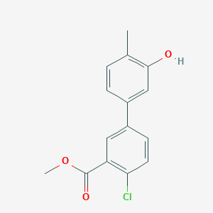 molecular formula C15H13ClO3 B6372513 MFCD18313469 CAS No. 1261978-17-9