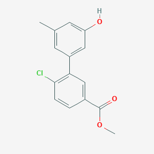 molecular formula C15H13ClO3 B6372539 MFCD18313464 CAS No. 1261960-72-8