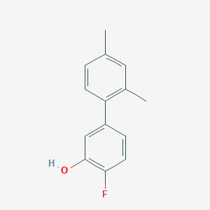 molecular formula C14H13FO B6373033 5-(2,4-Dimethylphenyl)-2-fluorophenol CAS No. 1261963-87-4