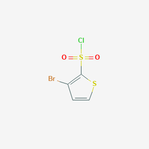 molecular formula C4H2BrClO2S2 B063734 3-Bromothiophene-2-sulfonyl chloride CAS No. 170727-02-3