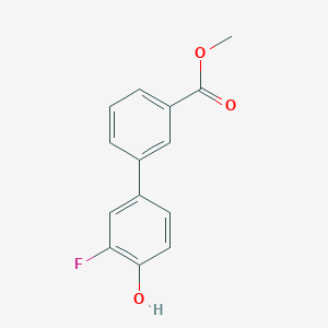 molecular formula C14H11FO3 B6374206 MFCD18313850 CAS No. 1261897-71-5