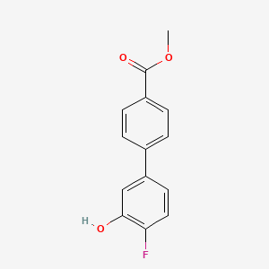 molecular formula C14H11FO3 B6374223 MFCD18313855 CAS No. 1261993-51-4