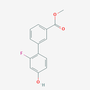 molecular formula C14H11FO3 B6374231 MFCD18313852 CAS No. 1261918-37-9
