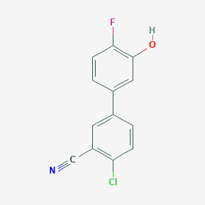 molecular formula C13H7ClFNO B6374311 MFCD18313863 CAS No. 1261962-07-5