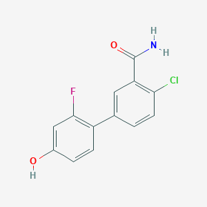 molecular formula C13H9ClFNO2 B6374854 MFCD18313991 CAS No. 1261947-28-7