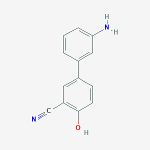 molecular formula C13H10N2O B6375494 MFCD18314148 CAS No. 1261973-15-2