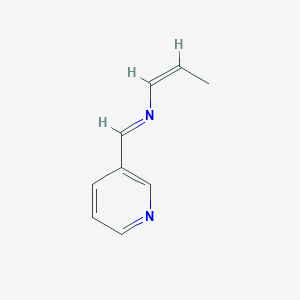 N-[(Z)-Prop-1-enyl]-1-pyridin-3-ylmethanimine