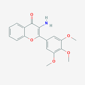 3-Amino-2-(3,4,5-trimethoxyphenyl)chromen-4-one