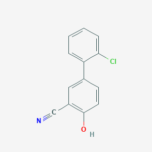 molecular formula C13H8ClNO B6375914 MFCD18314249 CAS No. 1261891-18-2