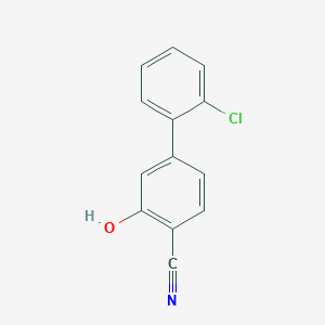 molecular formula C13H8ClNO B6375917 MFCD18314250 CAS No. 1261982-87-9