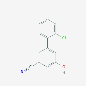 molecular formula C13H8ClNO B6375919 MFCD18314251 CAS No. 1261891-20-6