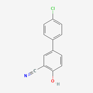 molecular formula C13H8ClNO B6375926 MFCD18314255 CAS No. 1261982-99-3