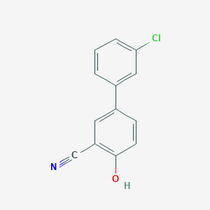 molecular formula C13H8ClNO B6375933 MFCD18314252 CAS No. 1261941-71-2