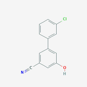 molecular formula C13H8ClNO B6375967 MFCD18314254 CAS No. 1261982-95-9