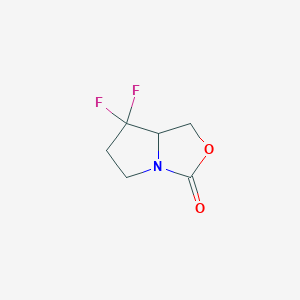 1H,3H-Pyrrolo[1,2-c]oxazol-3-one,7,7-difluorotetrahydro-(9CI)