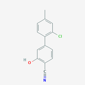 molecular formula C14H10ClNO B6376297 MFCD18314343 CAS No. 1261942-07-7