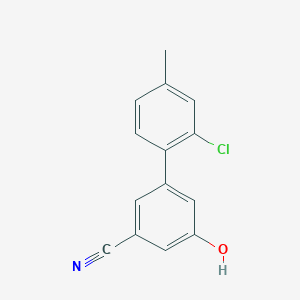 molecular formula C14H10ClNO B6376304 MFCD18314344 CAS No. 1261942-10-2