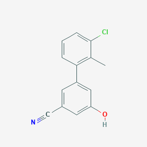 molecular formula C14H10ClNO B6376319 MFCD18314347 CAS No. 1262003-42-8