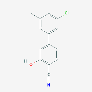 molecular formula C14H10ClNO B6376344 MFCD18314352 CAS No. 1261952-67-3