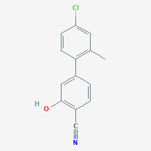 molecular formula C14H10ClNO B6376360 MFCD18314355 CAS No. 1261919-14-5