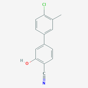 molecular formula C14H10ClNO B6376364 MFCD18314358 CAS No. 1261891-56-8
