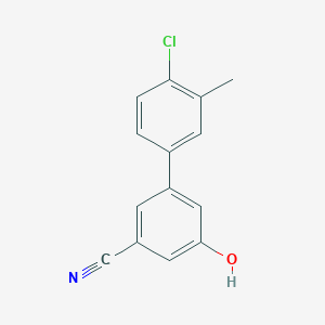molecular formula C14H10ClNO B6376459 MFCD18314359 CAS No. 1261901-16-9