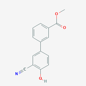 molecular formula C15H11NO3 B6376532 MFCD18314390 CAS No. 1261964-14-0