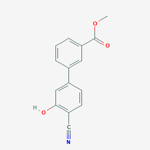 molecular formula C15H11NO3 B6376539 MFCD18314391 CAS No. 1261986-06-4