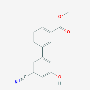 molecular formula C15H11NO3 B6376594 MFCD18314392 CAS No. 1262000-72-5