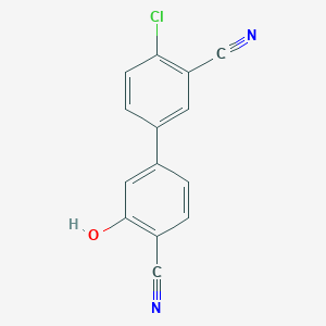 molecular formula C14H7ClN2O B6376630 MFCD18314400 CAS No. 1261924-80-4