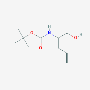 tert-butyl N-(1-hydroxypent-4-en-2-yl)carbamate