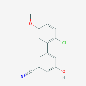 molecular formula C14H10ClNO2 B6376730 MFCD18314434 CAS No. 1261953-94-9