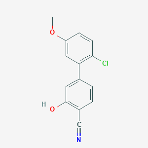 molecular formula C14H10ClNO2 B6376738 MFCD18314433 CAS No. 1261912-46-2